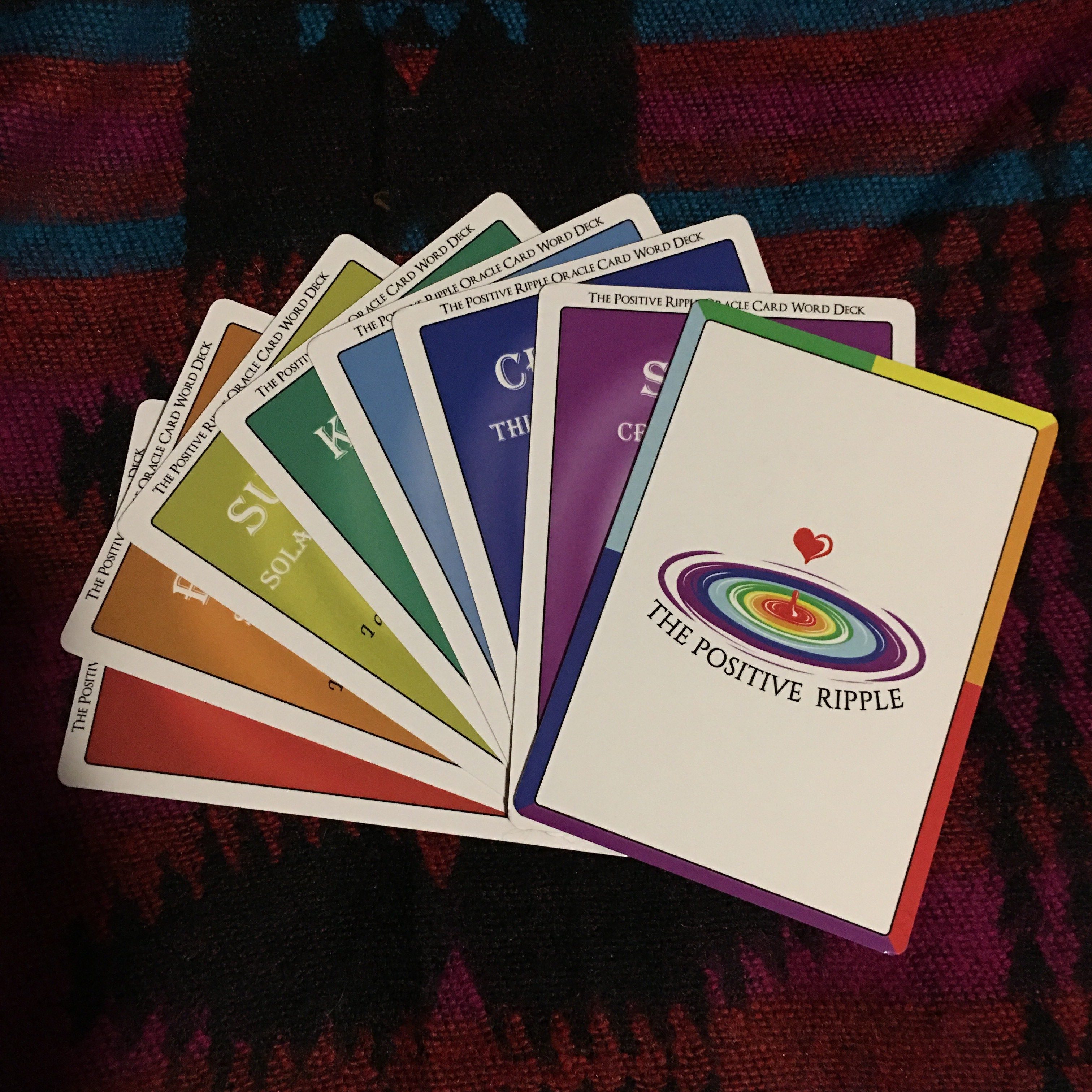 The Positive Word Oracle Card Deck | The Positive Ripple